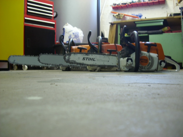 Stihl MS 260 + 034 AV + MS 441 1.JPG