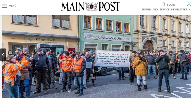 Bauernprotest Würzburg Semmelstraße 10.1.24.JPG
